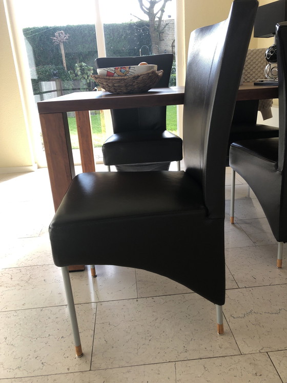 Image 1 of 6X Leather Dining Chair