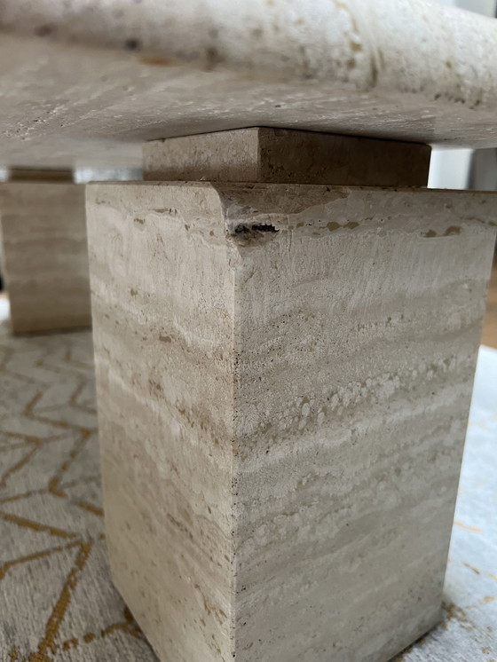 Image 1 of Italian travertine coffee table 1970