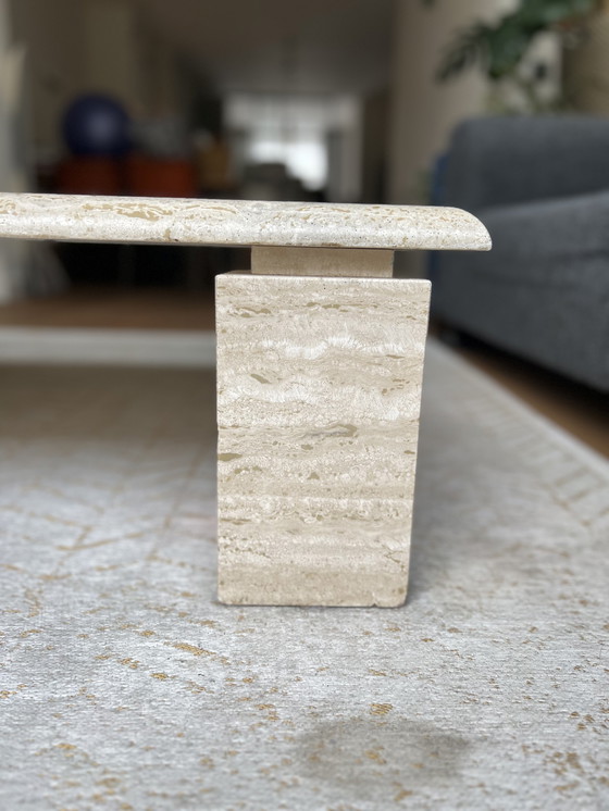 Image 1 of Italian travertine coffee table 1970