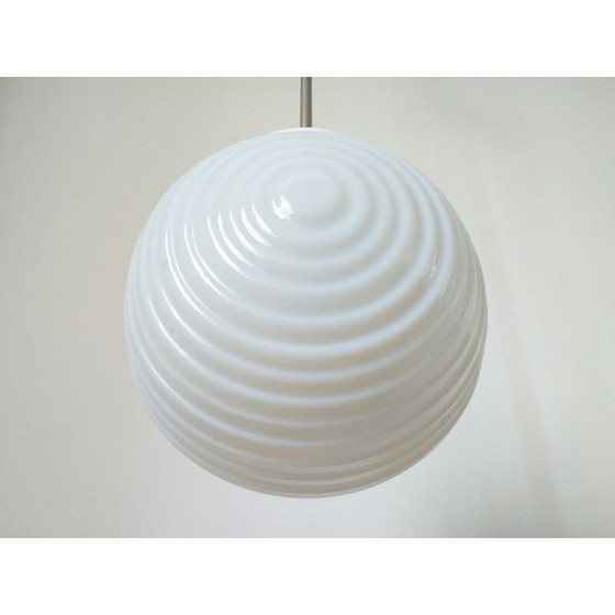 Image 1 of Vintage glass pendant lamp 1970