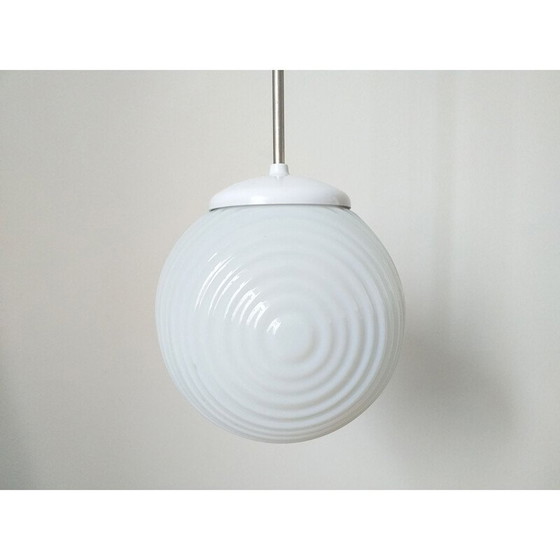 Image 1 of Vintage glass pendant lamp 1970
