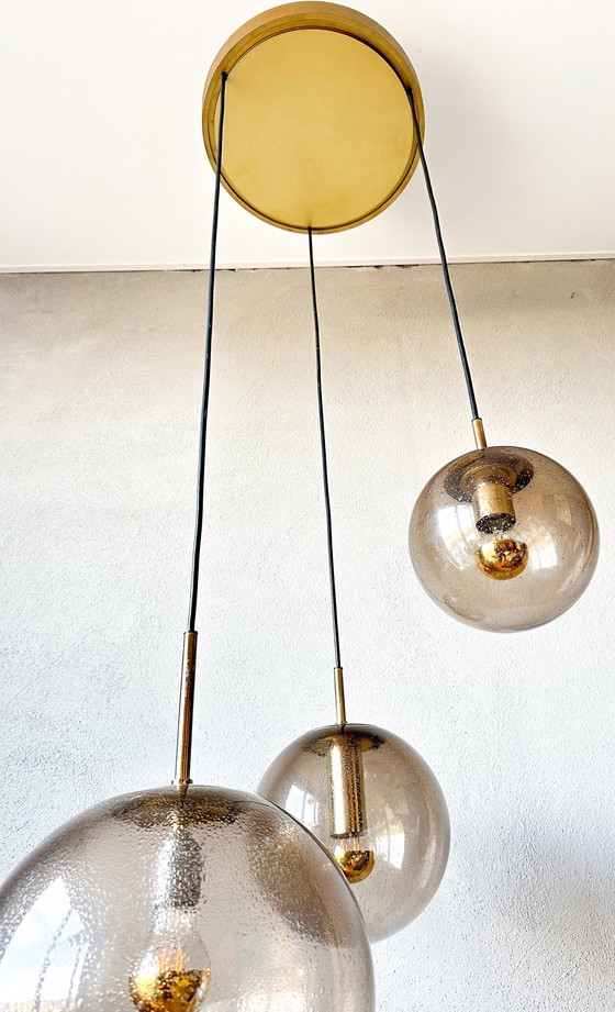 Image 1 of Vintage Glashütte Limburg Cascade Lamp