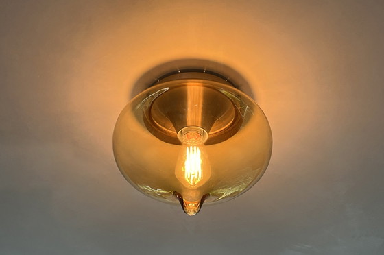 Image 1 of Dijkstra 'Drop' 1970s ceiling light