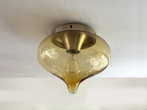 Dijkstra 'Drop' 1970s ceiling light