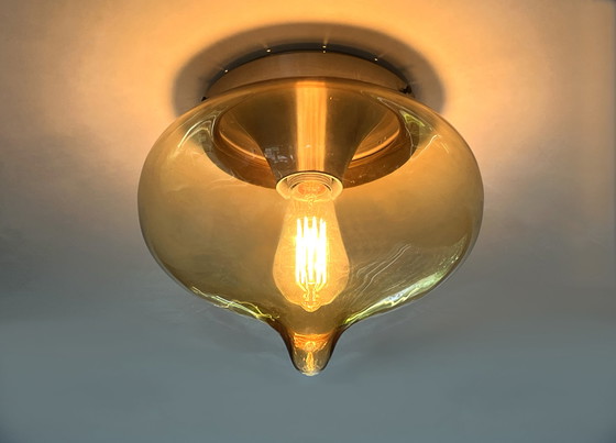 Image 1 of Dijkstra 'Drop' 1970s ceiling light