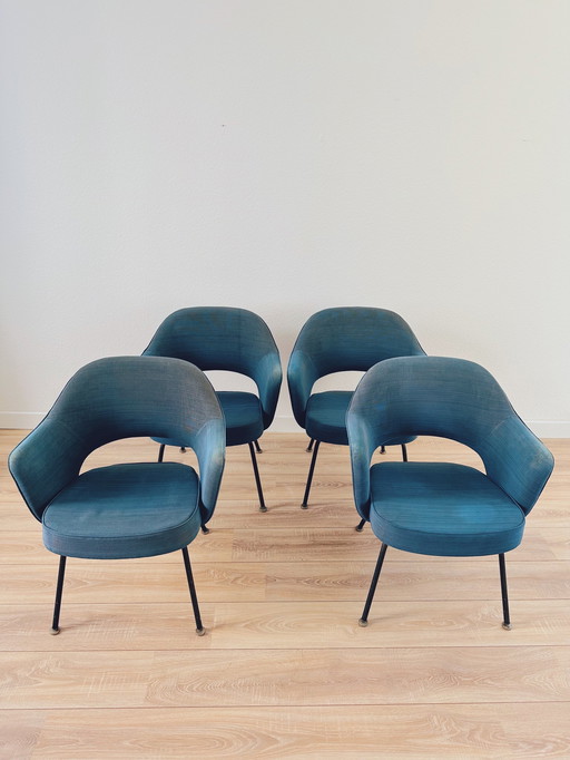 4x Knoll Eero Saarinen Executive Arm Chair