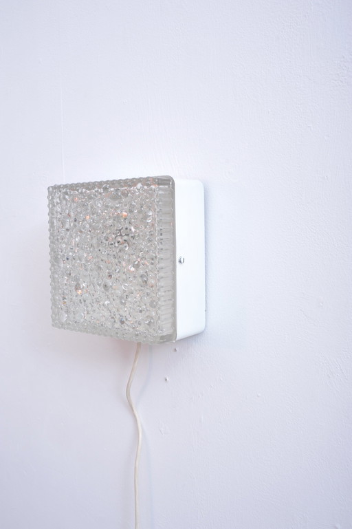 Applique vintage in vetro a bolle di Staff 1960