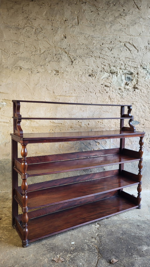 Mahogany Wall Shelf