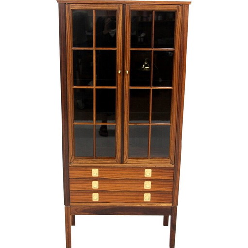 Victoria" rosewood display case, Torbjørn Afdal, Mellemstrand Trevareindustri, Norway, 1960