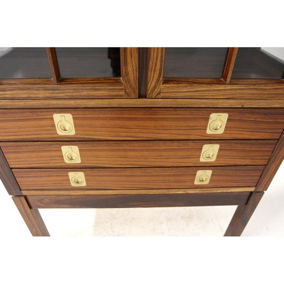 Image 1 of Victoria" rosewood display case, Torbjørn Afdal, Mellemstrand Trevareindustri, Norway, 1960