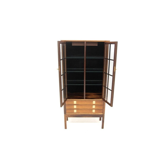 Image 1 of Victoria" rosewood display case, Torbjørn Afdal, Mellemstrand Trevareindustri, Norway, 1960