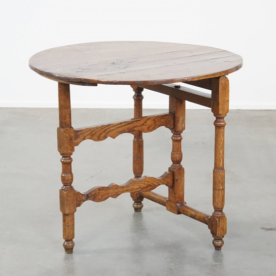 Image 1 of Mesa redonda plegable para vino o campany francesa