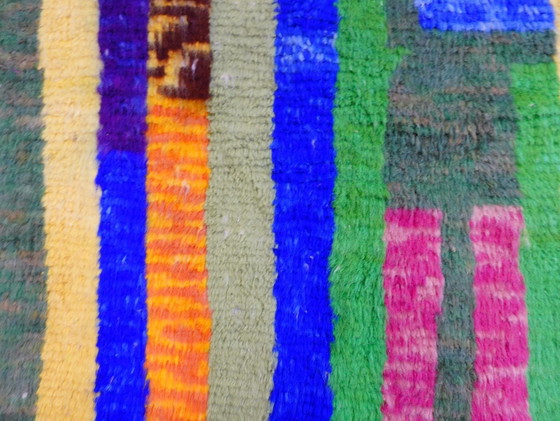 Image 1 of Tappeto berbero - 254 cm x 148 cm - lana colorata