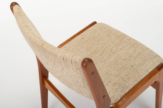 Image 1 of Model 89 Dining Chairs By Erik Buch For Anderstrup Møbelfabrik, Denmark, 1960S, Set Of 4