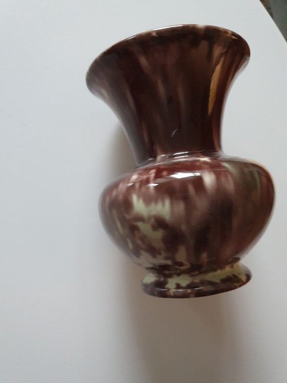 Image 1 of West Germany vase brown