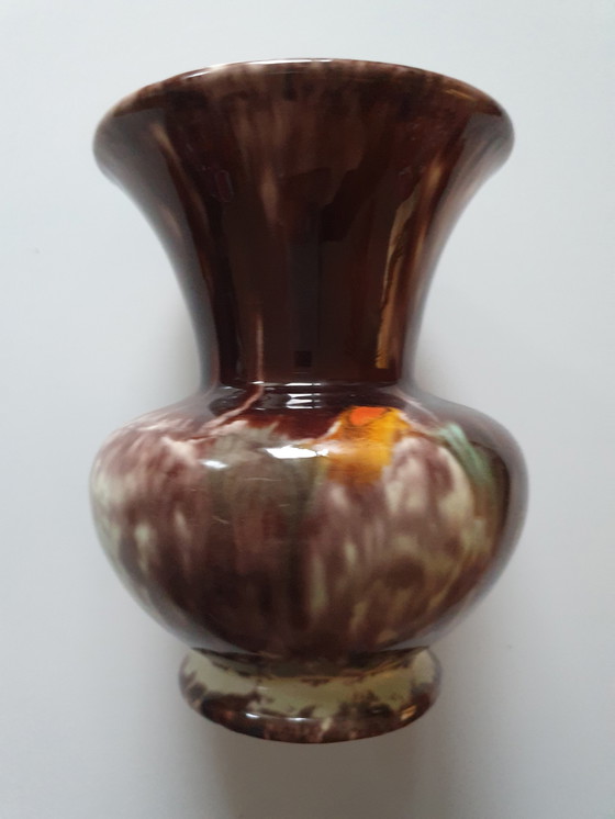 Image 1 of West Germany vase brown