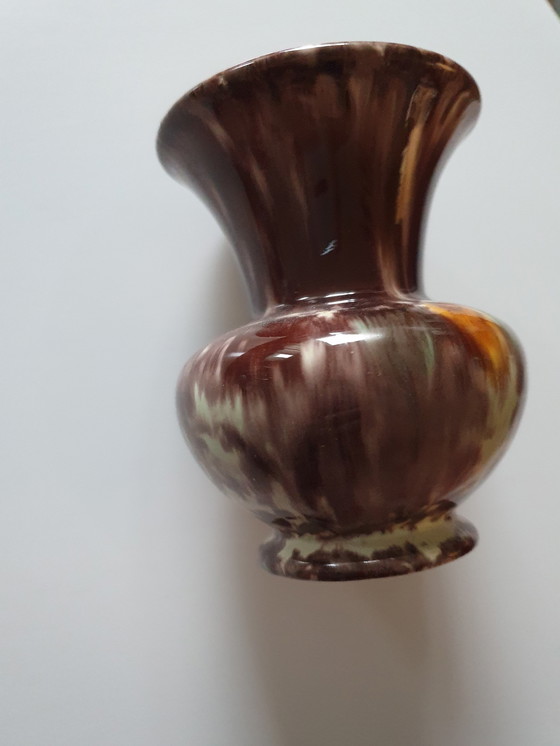 Image 1 of West Germany vase brown