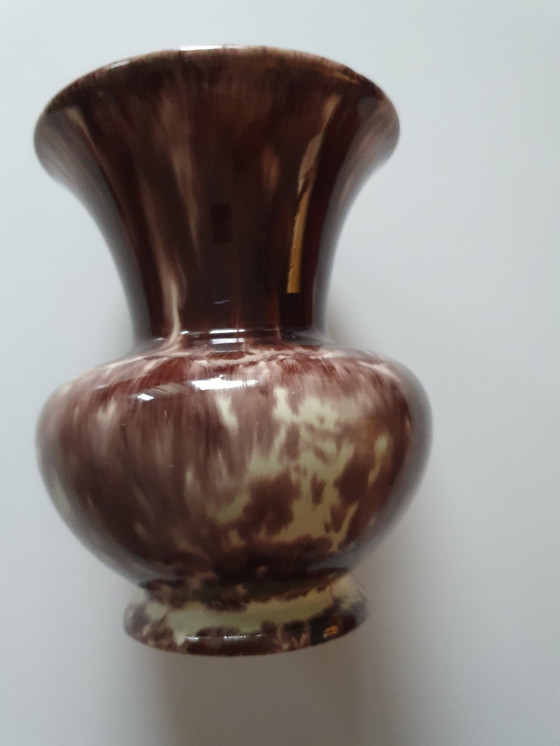 Image 1 of West Germany vase brown