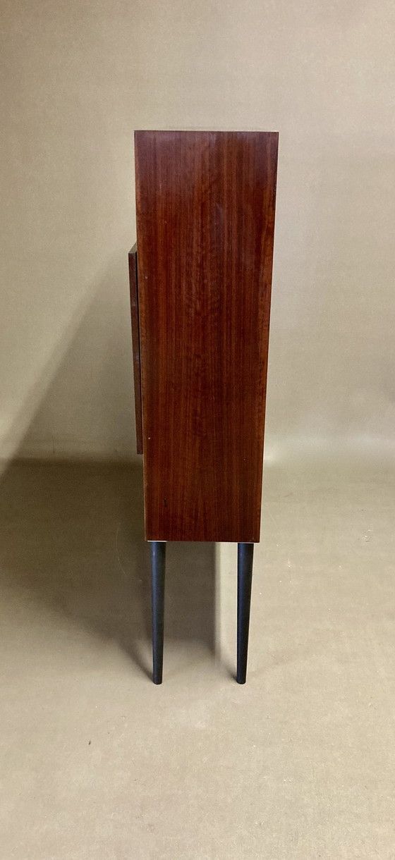 Image 1 of Scandinavian design rosewood desk 1950.