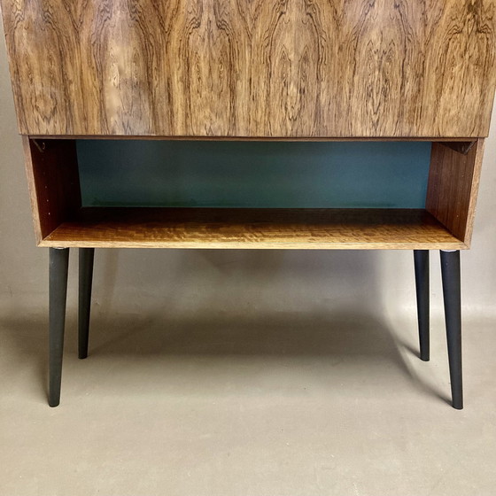 Image 1 of Scandinavian design rosewood desk 1950.