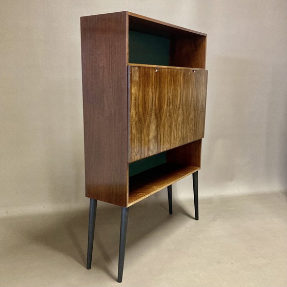 Image 1 of Scandinavian design rosewood desk 1950.