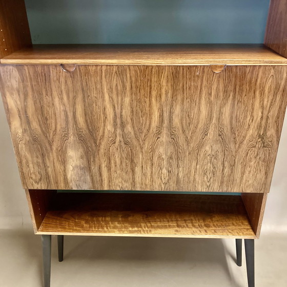 Image 1 of Scandinavian design rosewood desk 1950.