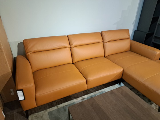 Image 1 of Zurich Sofa Is Estoril Leather With Reclining Unit From Boconcept