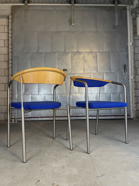 Image 1 of 2X Henrik Tengler Chairman Chair For Hansen & Sorensen