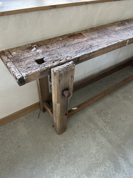 Image 1 of Rough Wooden Workbench