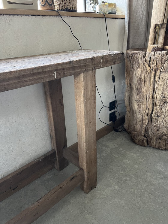 Image 1 of Rough Wooden Workbench