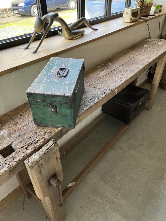 Image 1 of Rough Wooden Workbench