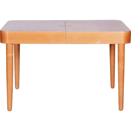 Mid-century ashwood dining table by Uluv, Czechia 1950s