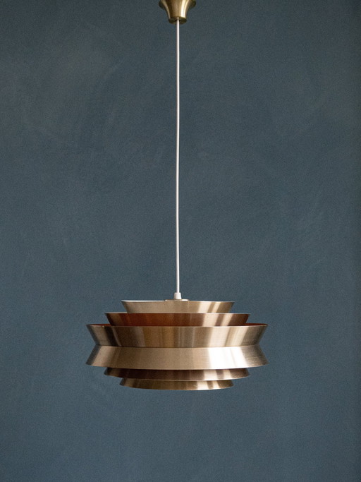 Carl Thore "Trava" Danish Brass Pendant Lamp