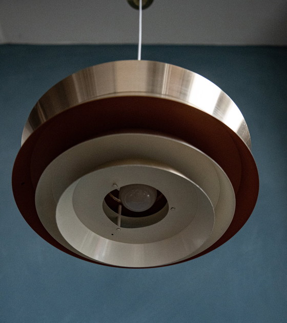 Image 1 of Carl Thore "Trava" Danish Brass Pendant Lamp