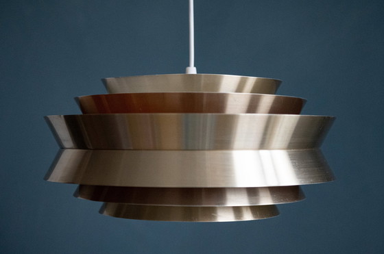 Image 1 of Carl Thore "Trava" Danish Brass Pendant Lamp