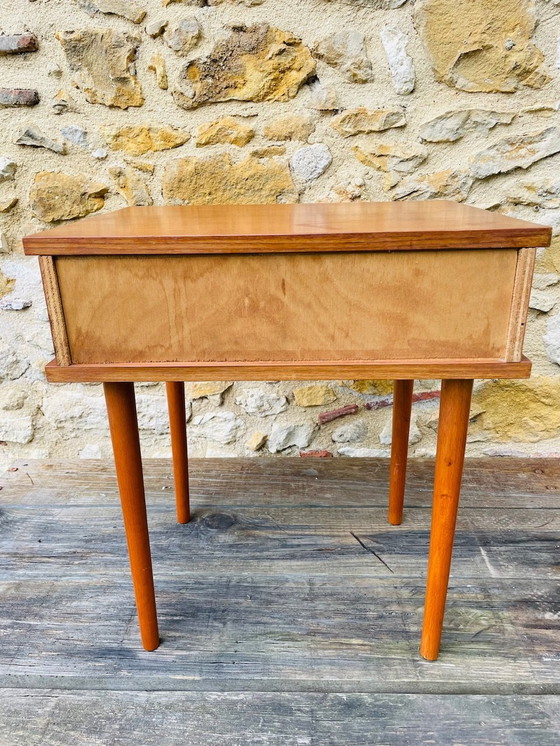 Image 1 of Mid-Century, Scandinavian-Style Nightstand/Side Table, 1960’S