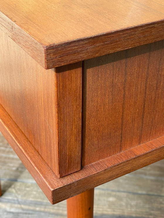 Image 1 of Mid-Century, Scandinavian-Style Nightstand/Side Table, 1960’S