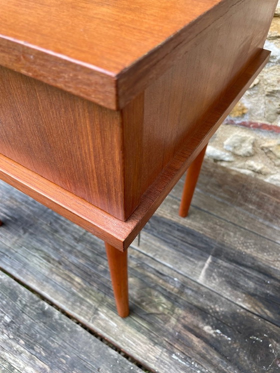 Image 1 of Mid-Century, Scandinavian-Style Nightstand/Side Table, 1960’S