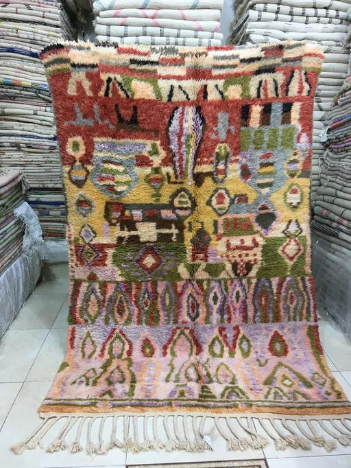 Beni Ouarain Moroccan Berber Rug 2m32 x 1m55