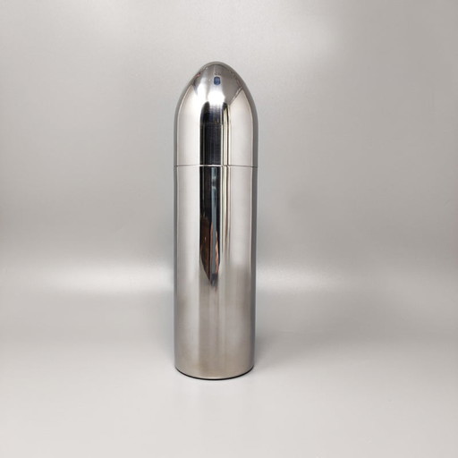 1960s Gorgeous Cocktail Shaker in Stainless Steel. Fabriqué en Italie