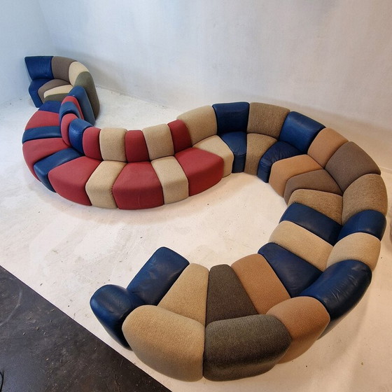 Image 1 of Vintage 3-seater Mississippi sofa by Pierre Paulin for Artifort, Netherlands 1970