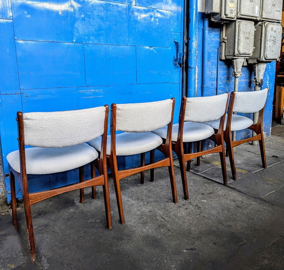 Image 1 of 4x Midcentury Teak Dining Chairs- Denmark