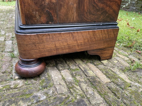 Image 1 of Large Bookcase Library Cabinet Dutch Period 1870/1880 William Iii