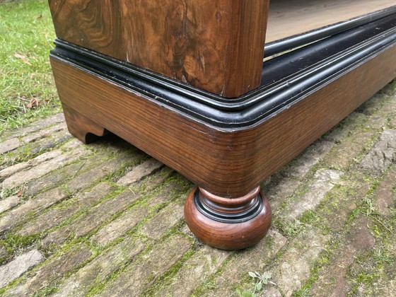 Image 1 of Large Bookcase Library Cabinet Dutch Period 1870/1880 William Iii