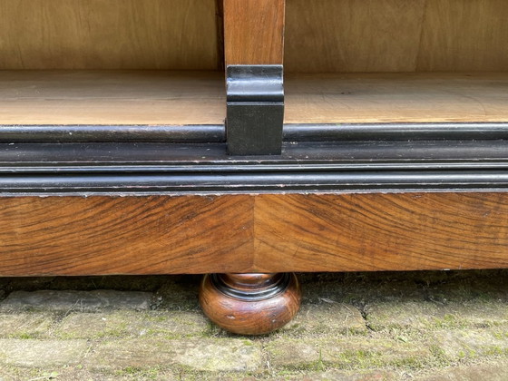 Image 1 of Large Bookcase Library Cabinet Dutch Period 1870/1880 William Iii