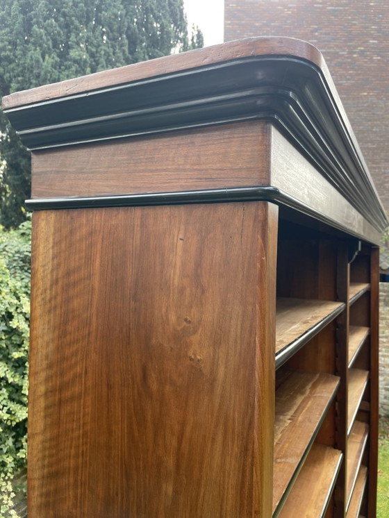 Image 1 of Large Bookcase Library Cabinet Dutch Period 1870/1880 William Iii