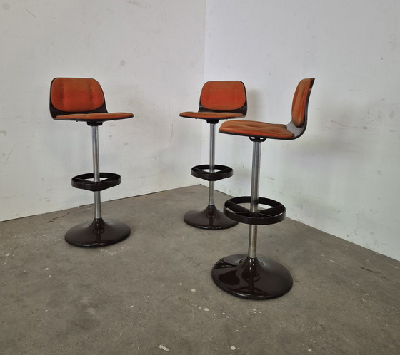 Image 1 of Space age bar stools set