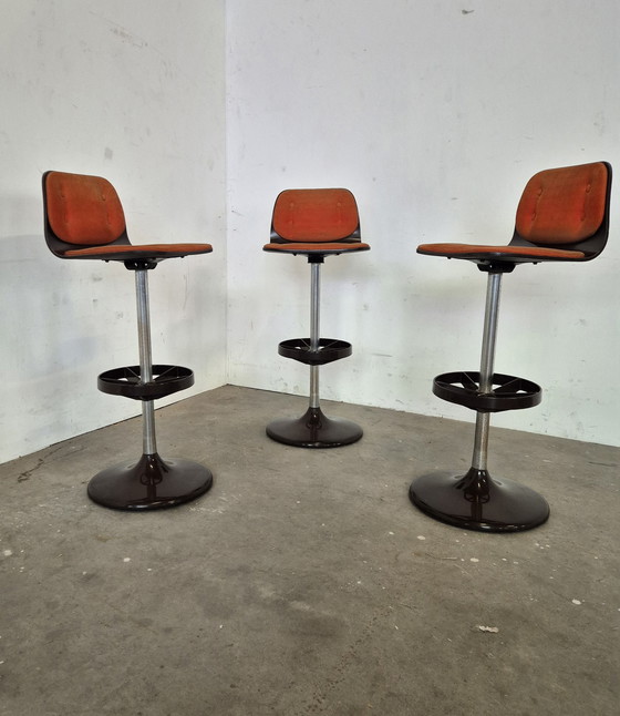 Image 1 of Space age bar stools set