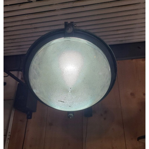 Vintage copper and glass lamppost, 1920