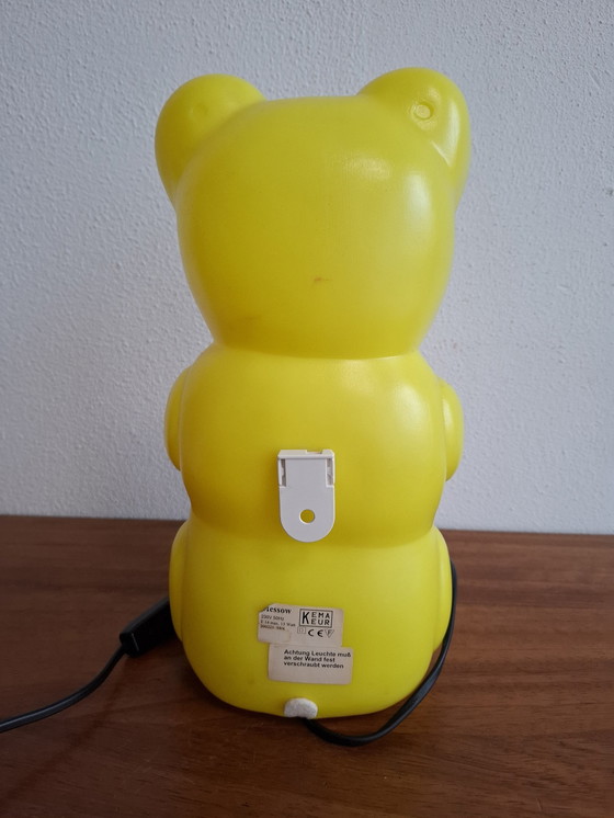 Image 1 of Yellow Gummi Bear Table Lamp Night Lamp Messow Germany.